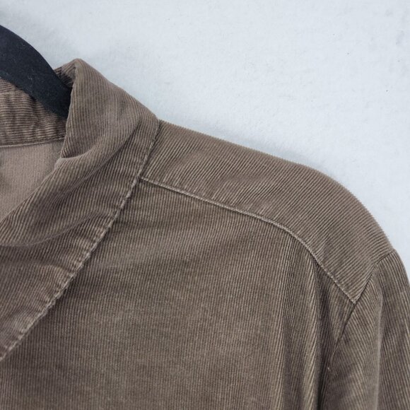 J Jill Shirt Womens Extra Large Brown Lightweight Corduroy Button Up Tunic - Picture 3 of 11